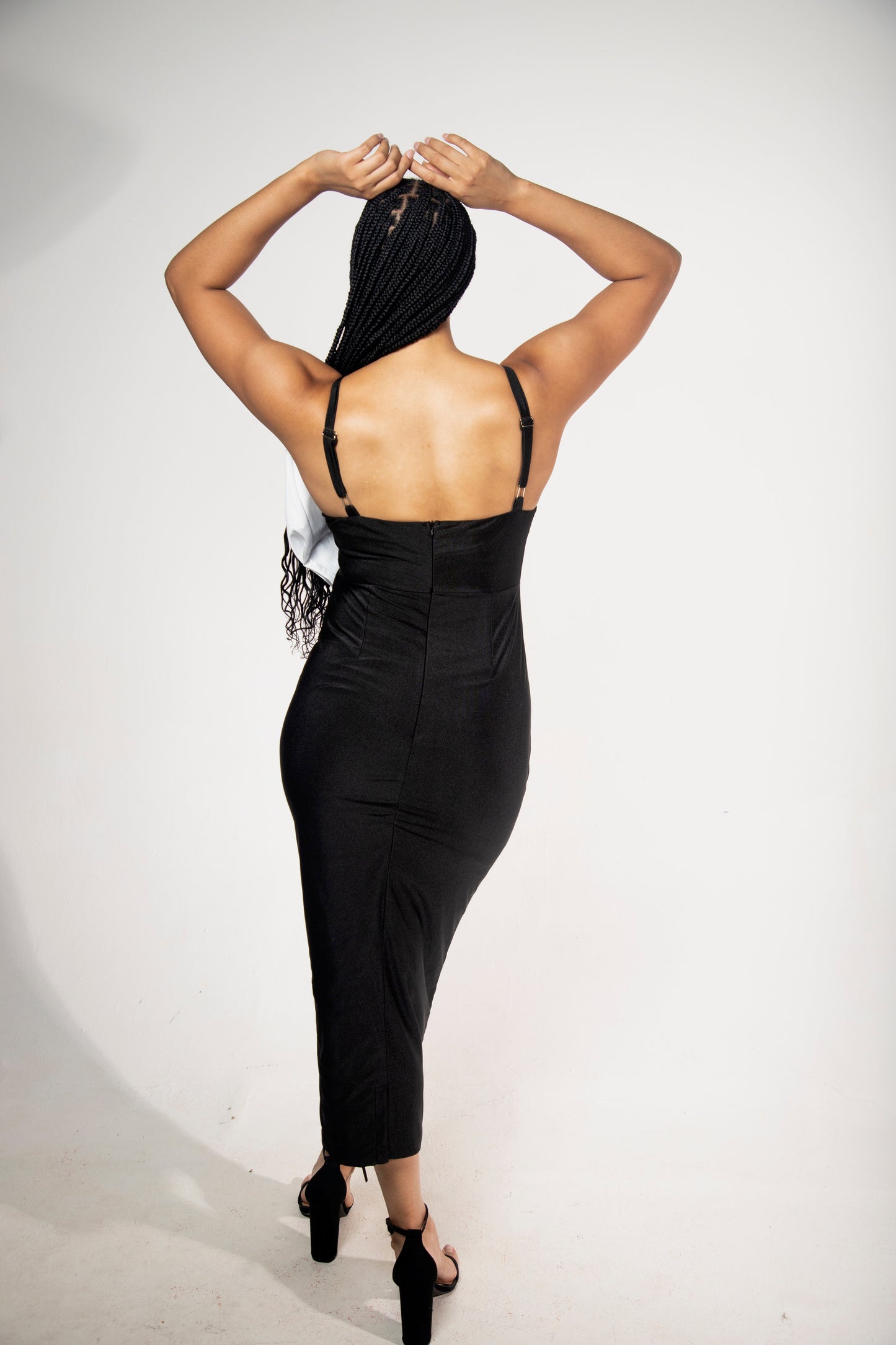 BUY BLOOM ROSE MAXI DRESS - BLACK