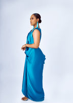 ANYA DRAPED TASSEL DRESS