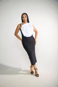 BUY BLOOM ROSE MAXI DRESS - BLACK